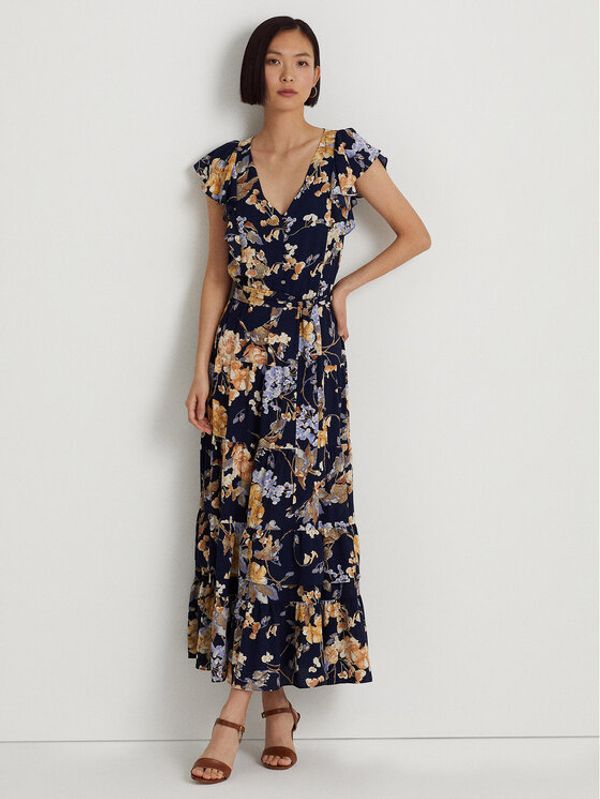 Lauren Ralph Lauren Lauren Ralph Lauren Ежедневна рокля 250902836001 Тъмносин Regular Fit