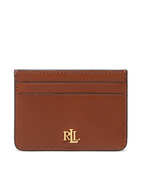 Lauren Ralph Lauren Lauren Ralph Lauren Калъф за кредитни карти Slim Card 432876732002 Кафяв