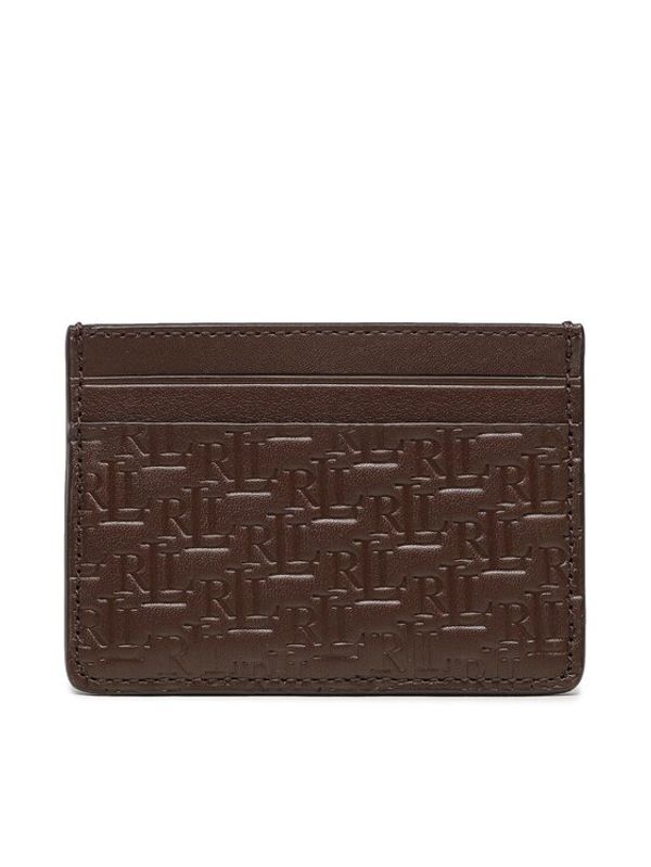 Lauren Ralph Lauren Lauren Ralph Lauren Калъф за кредитни карти Slim Card 432883650002 Кафяв