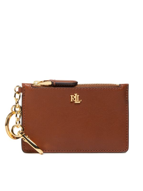 Lauren Ralph Lauren Lauren Ralph Lauren Калъф за кредитни карти Zip Card Cas 432876731001 Кафяв