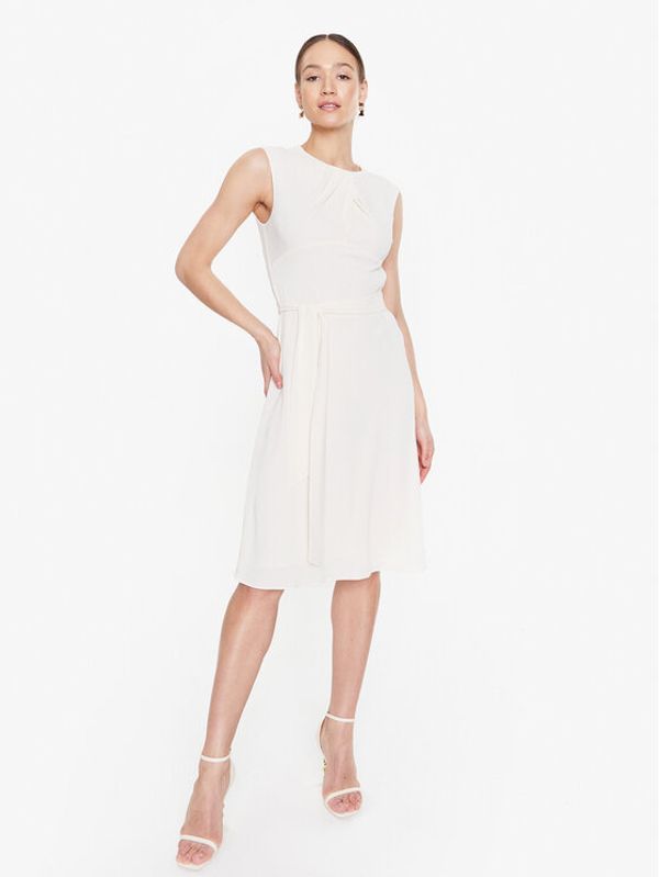 Lauren Ralph Lauren Lauren Ralph Lauren Коктейлна рокля 250889253003 Екрю Regular Fit