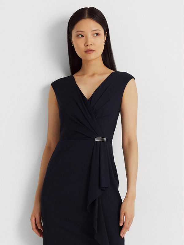 Lauren Ralph Lauren Lauren Ralph Lauren Коктейлна рокля 253906356001 Тъмносин Regular Fit