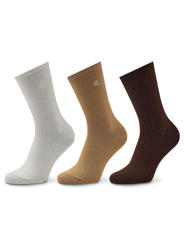 Lauren Ralph Lauren Lauren Ralph Lauren Комплект 3 чифта дълги чорапи дамски 454897513001 Цветен