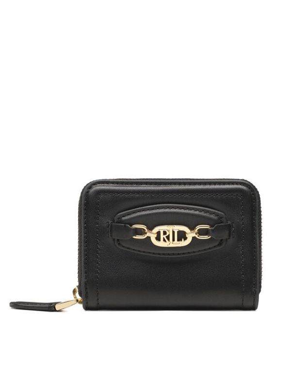 Lauren Ralph Lauren Lauren Ralph Lauren Малък дамски портфейл Ovl Sm Zip 432871780002 Черен