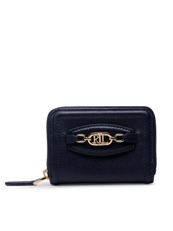 Lauren Ralph Lauren Lauren Ralph Lauren Малък дамски портфейл Ovl Sm Zip 432871780007 Тъмносин