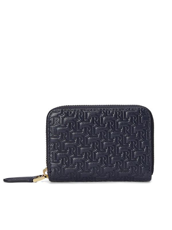 Lauren Ralph Lauren Lauren Ralph Lauren Малък дамски портфейл Sm Zip Wllet 432883664008 Тъмносин