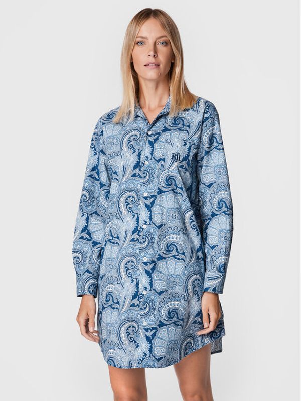 Lauren Ralph Lauren Lauren Ralph Lauren Нощница ILN32189 Син Regular Fit