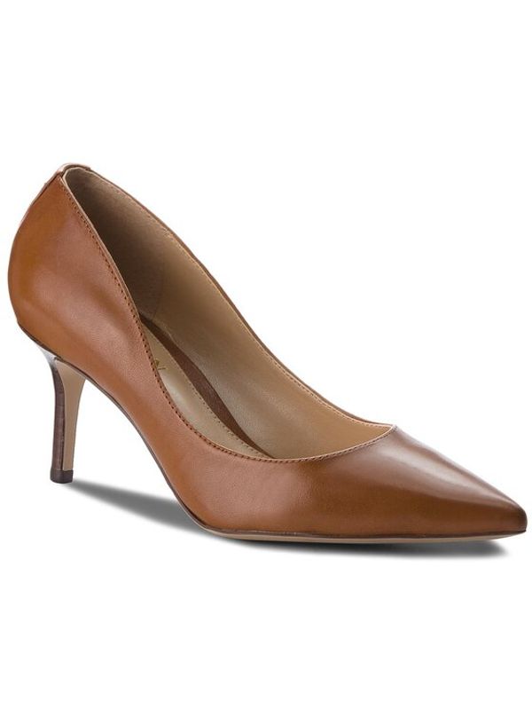Lauren Ralph Lauren Lauren Ralph Lauren Обувки на ток Lanette 802723236002 Кафяв