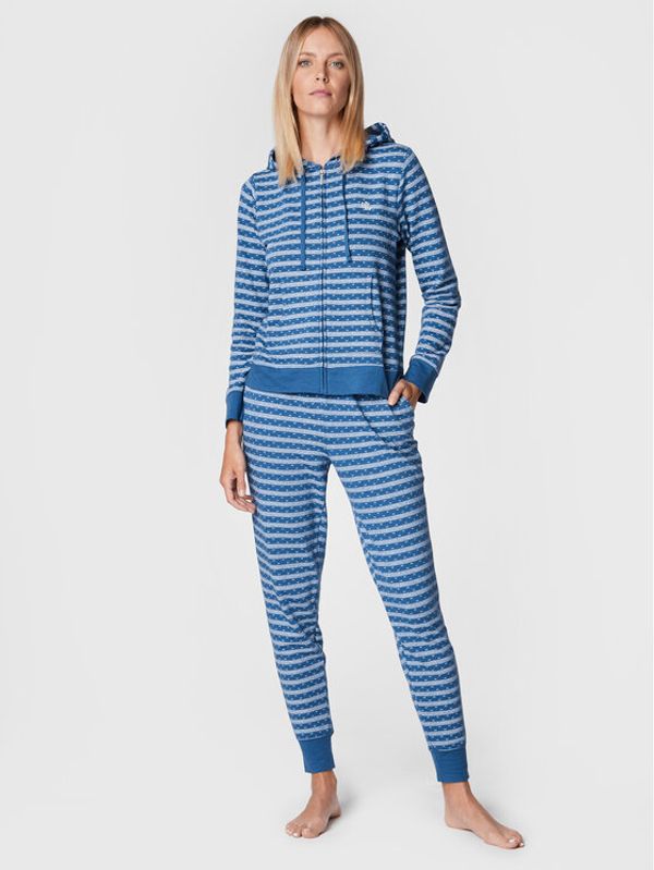 Lauren Ralph Lauren Lauren Ralph Lauren Пижама ILN72192 Син Regular Fit