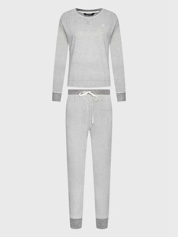 Lauren Ralph Lauren Lauren Ralph Lauren Пижама ILN82198 Сив Regular Fit