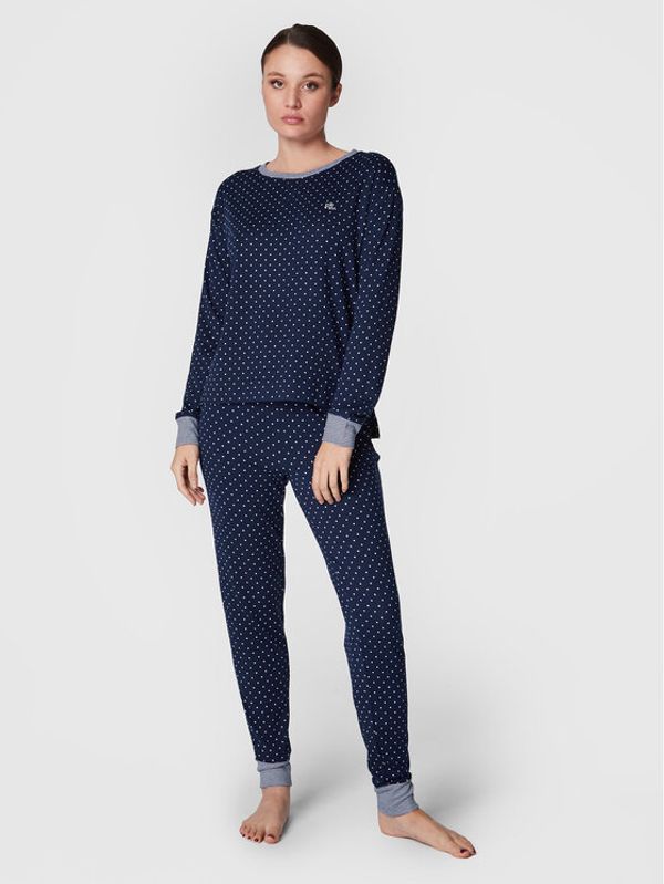 Lauren Ralph Lauren Lauren Ralph Lauren Пижама ILN92198 Тъмносин Regular Fit
