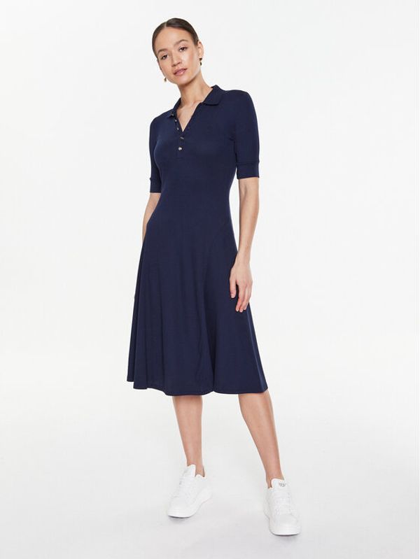 Lauren Ralph Lauren Lauren Ralph Lauren Плетена рокля 200889071001 Тъмносин Regular Fit