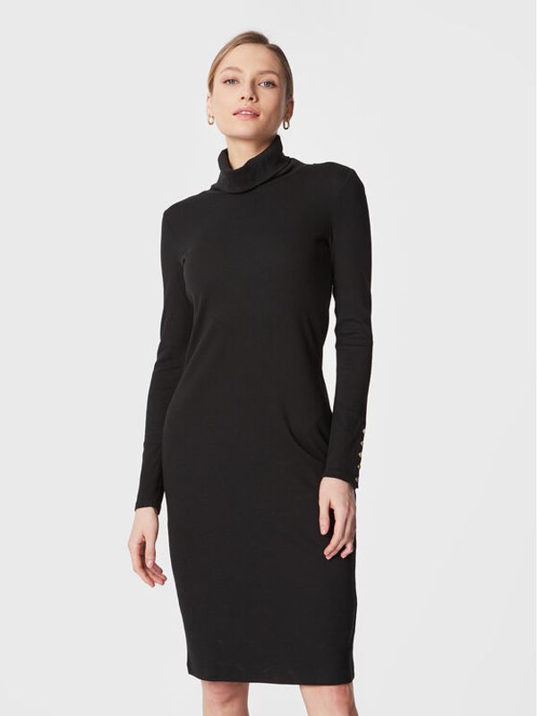 Lauren Ralph Lauren Lauren Ralph Lauren Плетена рокля 250881980 Черен Slim Fit