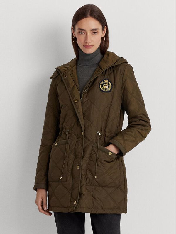Lauren Ralph Lauren Lauren Ralph Lauren Пухено яке 297918587002 Зелен Regular Fit