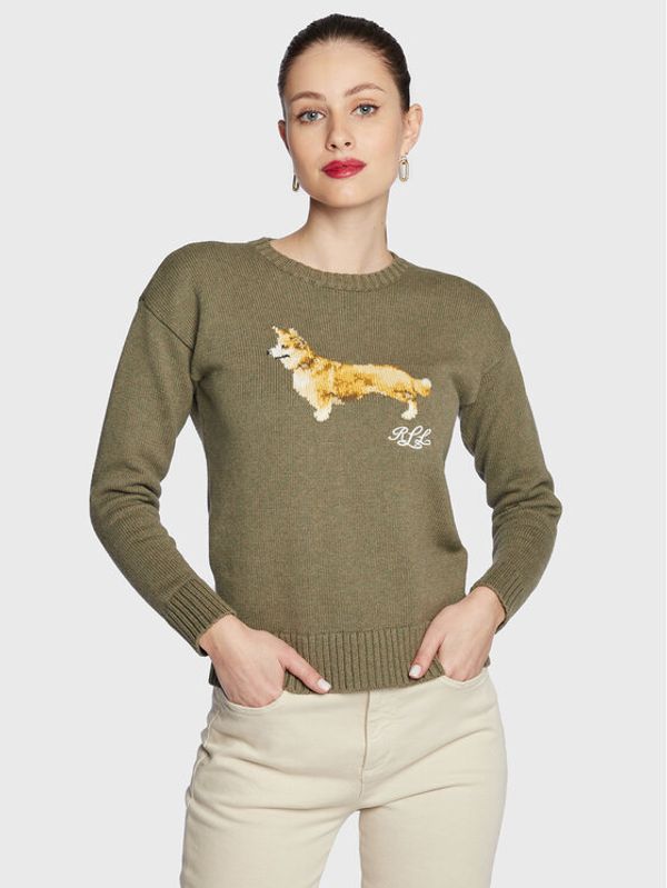 Lauren Ralph Lauren Lauren Ralph Lauren Пуловер 200882135002 Зелен Regular Fit