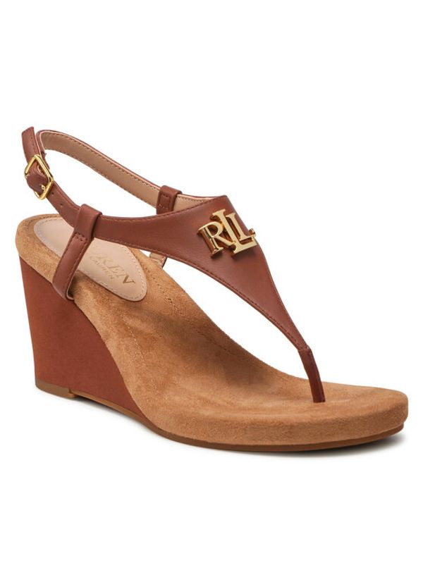 Lauren Ralph Lauren Lauren Ralph Lauren Сандали Jeannie 802784574008 Кафяв