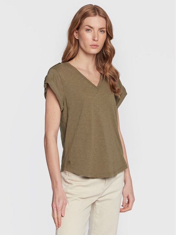 Lauren Ralph Lauren Lauren Ralph Lauren Тишърт 200871558001 Зелен Regular Fit