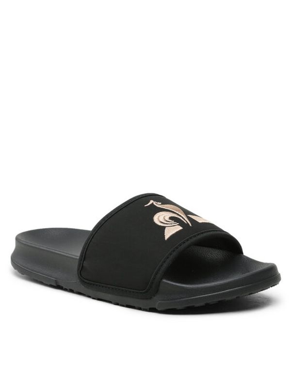 Le Coq Sportif Le Coq Sportif Чехли Slide Binding Metallic 2310323 Черен