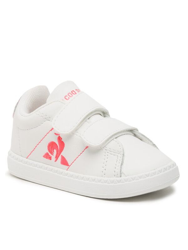 Le Coq Sportif Le Coq Sportif Сникърси Courtclassic Inf Girl Fluo 2310275 Бял