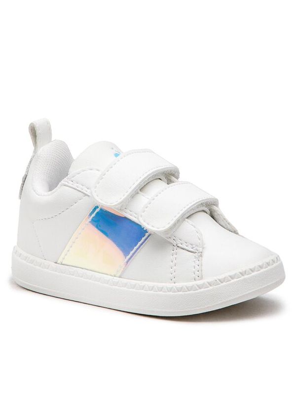 Le Coq Sportif Le Coq Sportif Сникърси Courtclassic Inf Iridecent 2220348 Бял