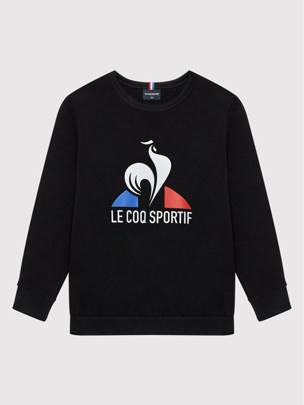 Le Coq Sportif Le Coq Sportif Суитшърт 2210483 Черен Regular Fit
