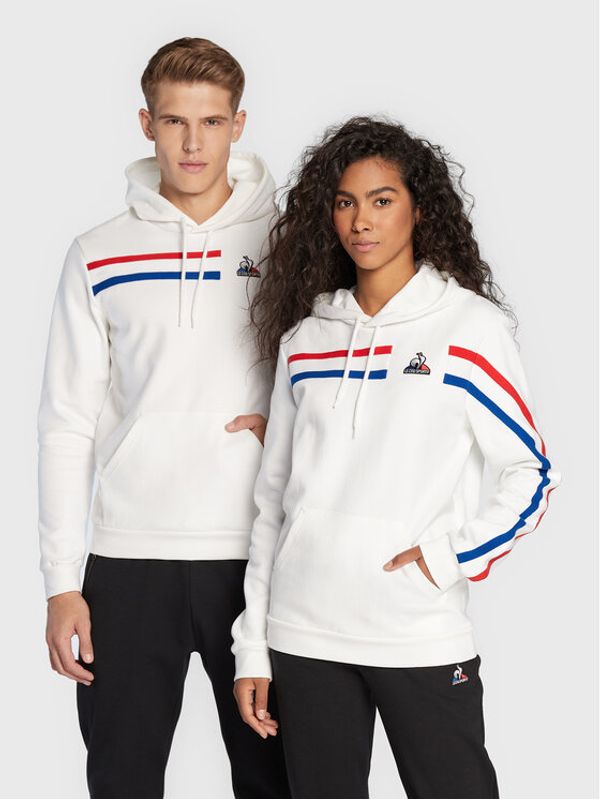 Le Coq Sportif Le Coq Sportif Суитшърт Unisex 2220307 Бял Regular Fit