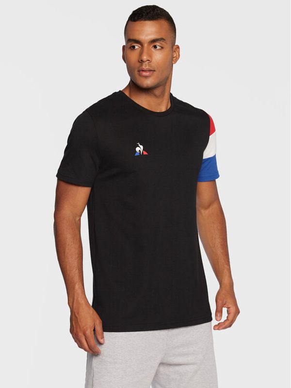 Le Coq Sportif Le Coq Sportif Тишърт 2020637 Черен Regular Fit