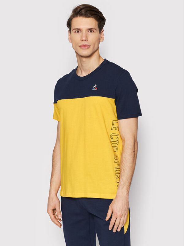 Le Coq Sportif Le Coq Sportif Тишърт 2210373 Жълт Regular Fit