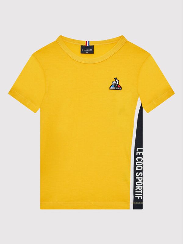 Le Coq Sportif Le Coq Sportif Тишърт 2210493 Жълт Regular Fit