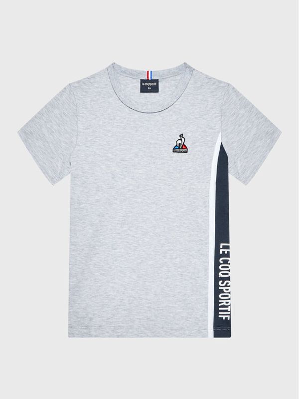 Le Coq Sportif Le Coq Sportif Тишърт 2210496 Сив Regular Fit