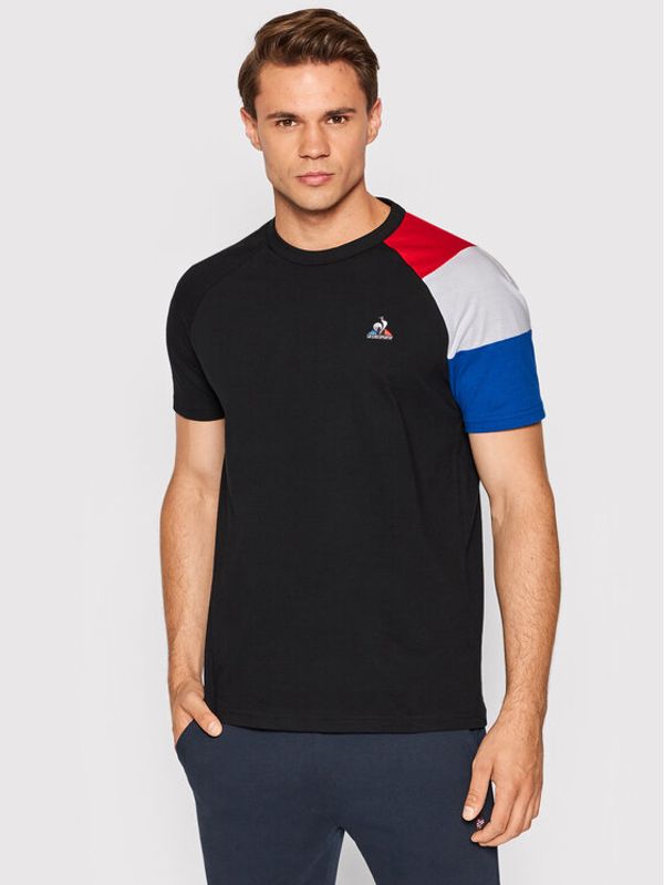 Le Coq Sportif Le Coq Sportif Тишърт 2210553 Черен Regular Fit