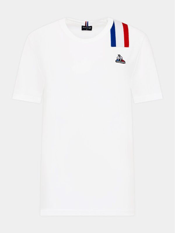Le Coq Sportif Le Coq Sportif Тишърт 2220303 Бял Regular Fit