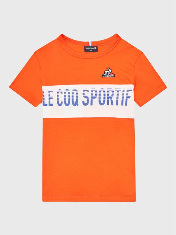 Le Coq Sportif Le Coq Sportif Тишърт 2310341 Оранжев Regular Fit