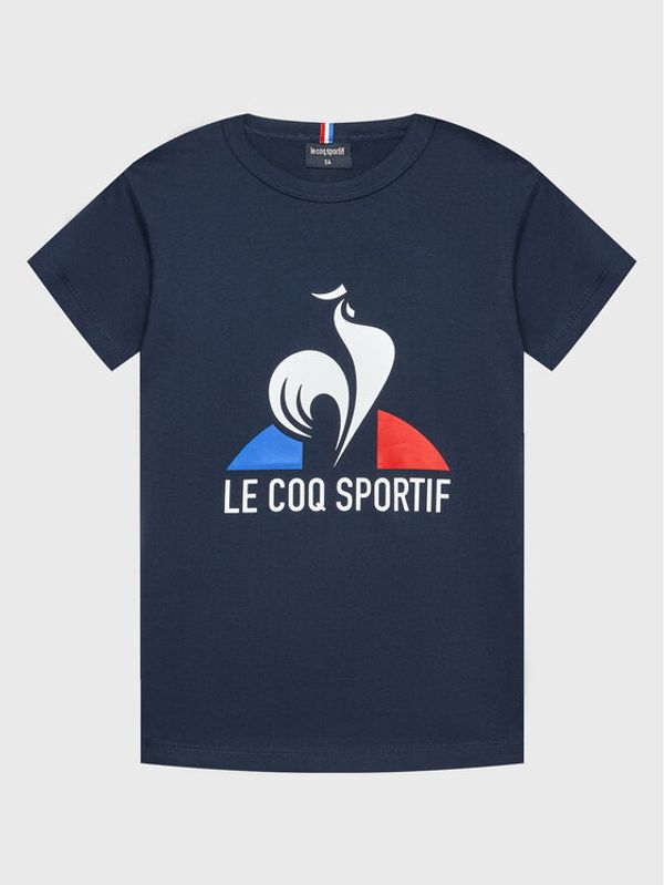 Le Coq Sportif Le Coq Sportif Тишърт Ess 2210801 Тъмносин Regular Fit