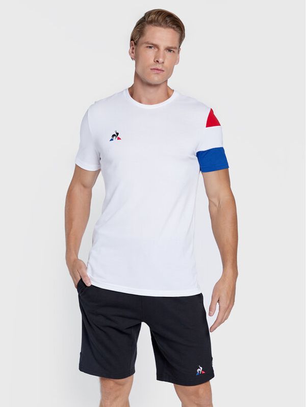 Le Coq Sportif Le Coq Sportif Тишърт LQ2020638 Бял Regular Fit