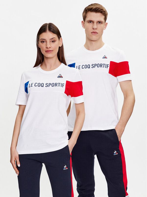 Le Coq Sportif Le Coq Sportif Тишърт Unisex 2310012 Бял Regular Fit