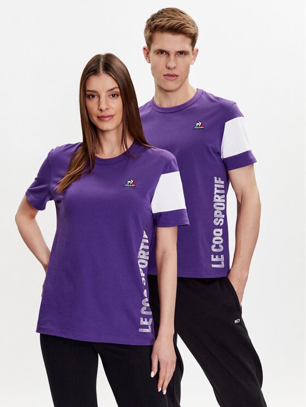 Le Coq Sportif Le Coq Sportif Тишърт Unisex 2310413 Виолетов Regular Fit