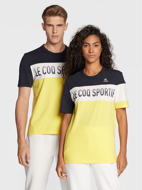 Le Coq Sportif Le Coq Sportif Тишърт Unisex Saison 2 2220294 Жълт Regular Fit