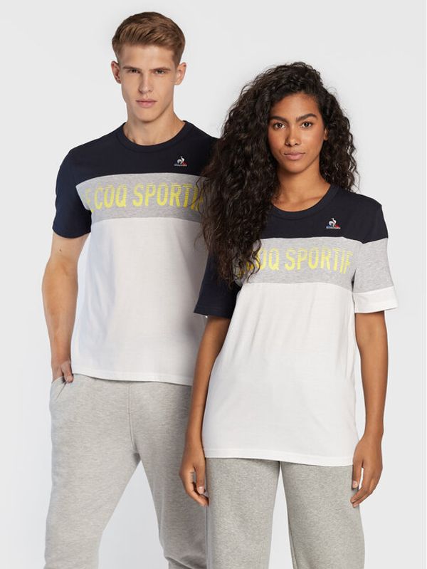 Le Coq Sportif Le Coq Sportif Тишърт Unisex Saison 2 2220295 Бял Regular Fit