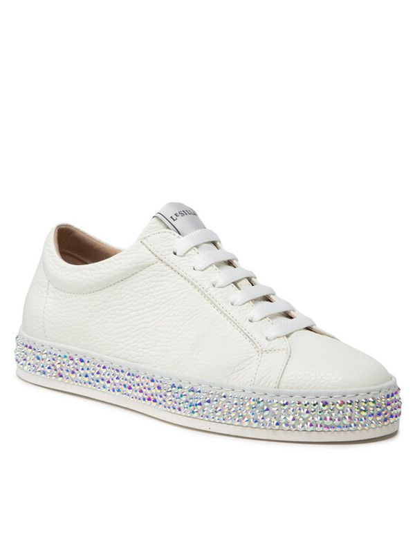 Le Silla Le Silla Сникърси Andrea 1616S020M1PPBUK200 Бял