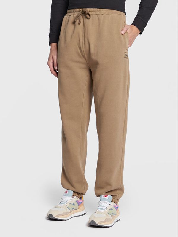 Lee Lee Долнище анцуг Ammonite L74LTJ85 112322424 Бежов Relaxed Fit