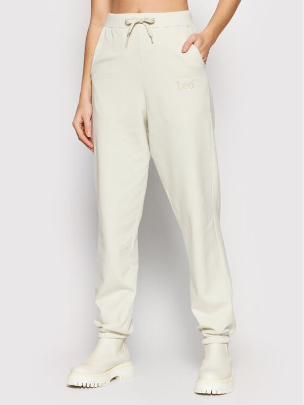 Lee Lee Долнище анцуг L32MTXTW Бежов Relaxed Fit