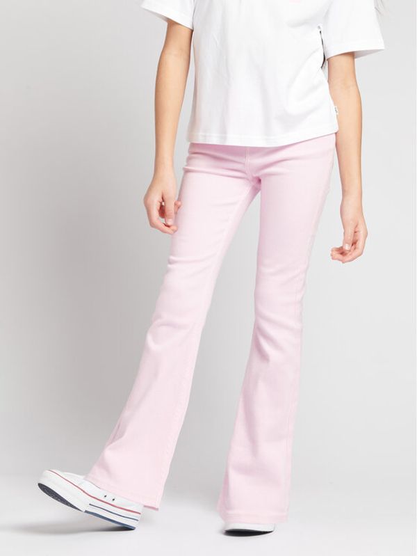 Lee Lee Дънки Breese Flare Twill LEG5066 Розов Regular Fit