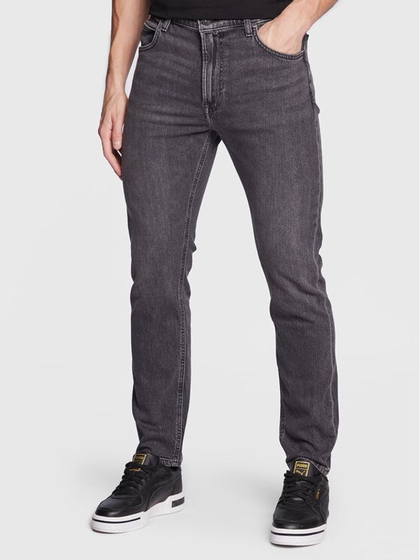 Lee Lee Дънки Rider L701BBFC Черен Slim Fit