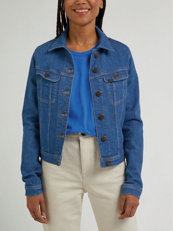 Lee Lee Дънково яке Rider L54MGWB01 Син Regular Fit