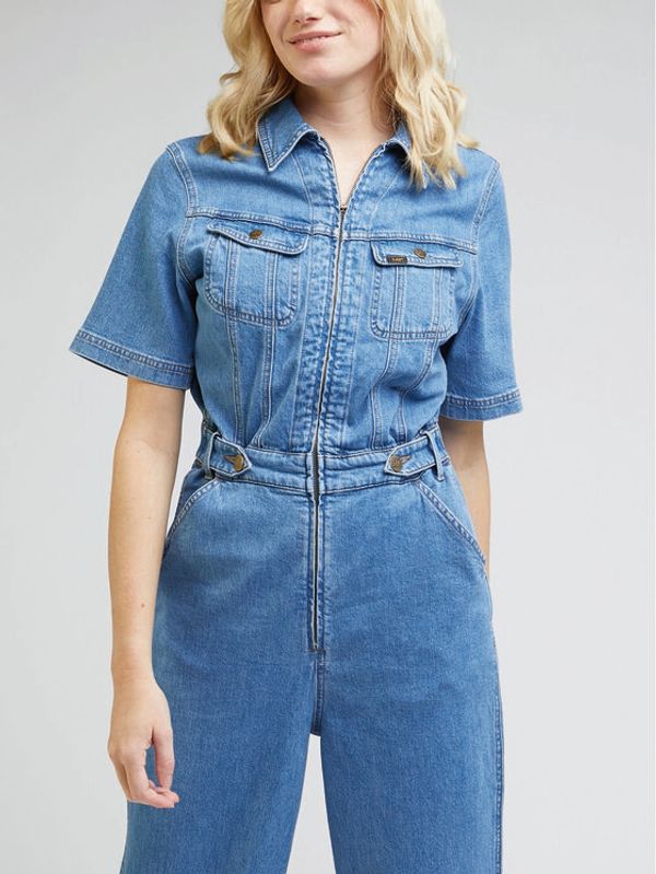 Lee Lee Гащеризон 70S Unionall L39XHKB09 Син Regular Fit