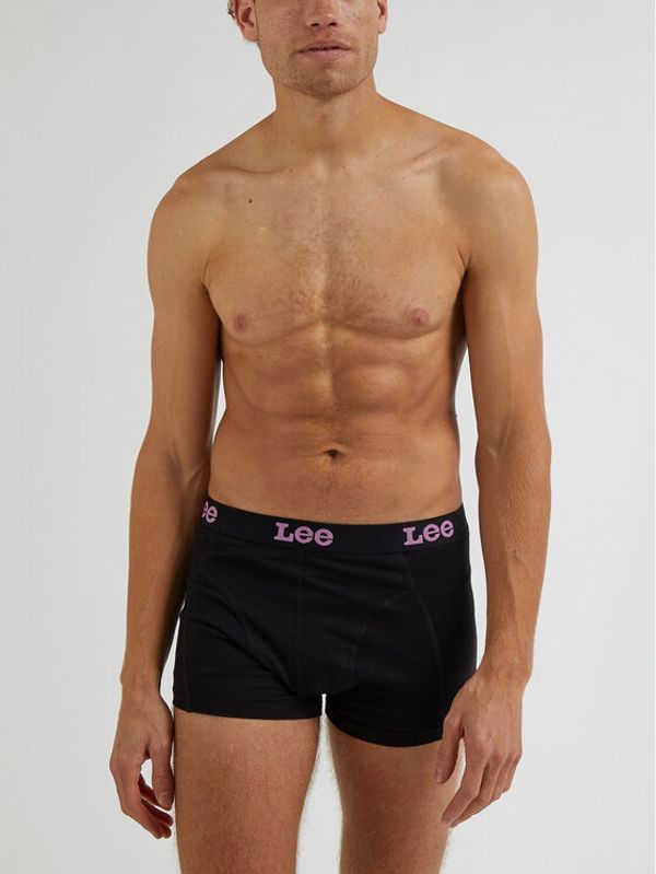 Lee Lee Комплект 2 чифта боксерки LP03CK02 Черен