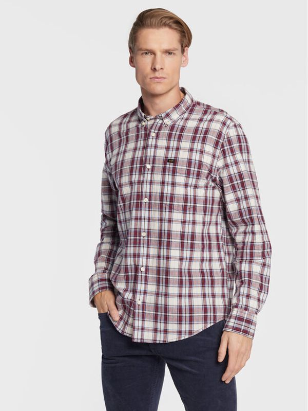 Lee Lee Риза Button Down L880DG74 112322559 Бордо Regular Fit