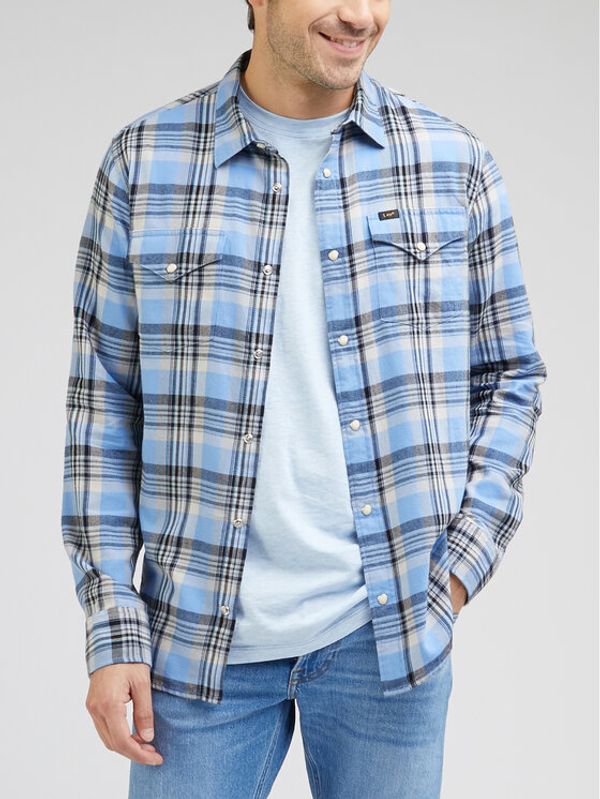 Lee Lee Риза L66RBNA29 Син Regular Fit