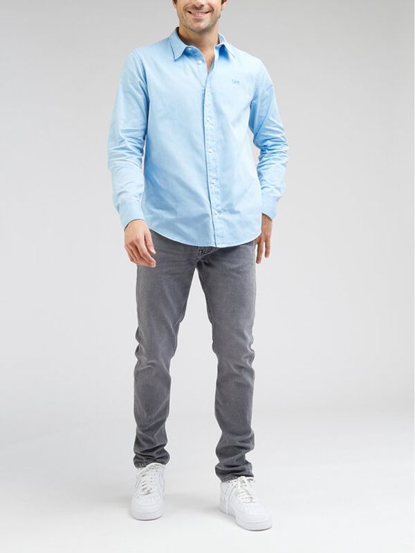 Lee Lee Риза LL37BMVH Син Regular Fit
